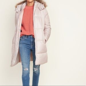 Hooded Frost-Free Long-Line Puffer Jacket